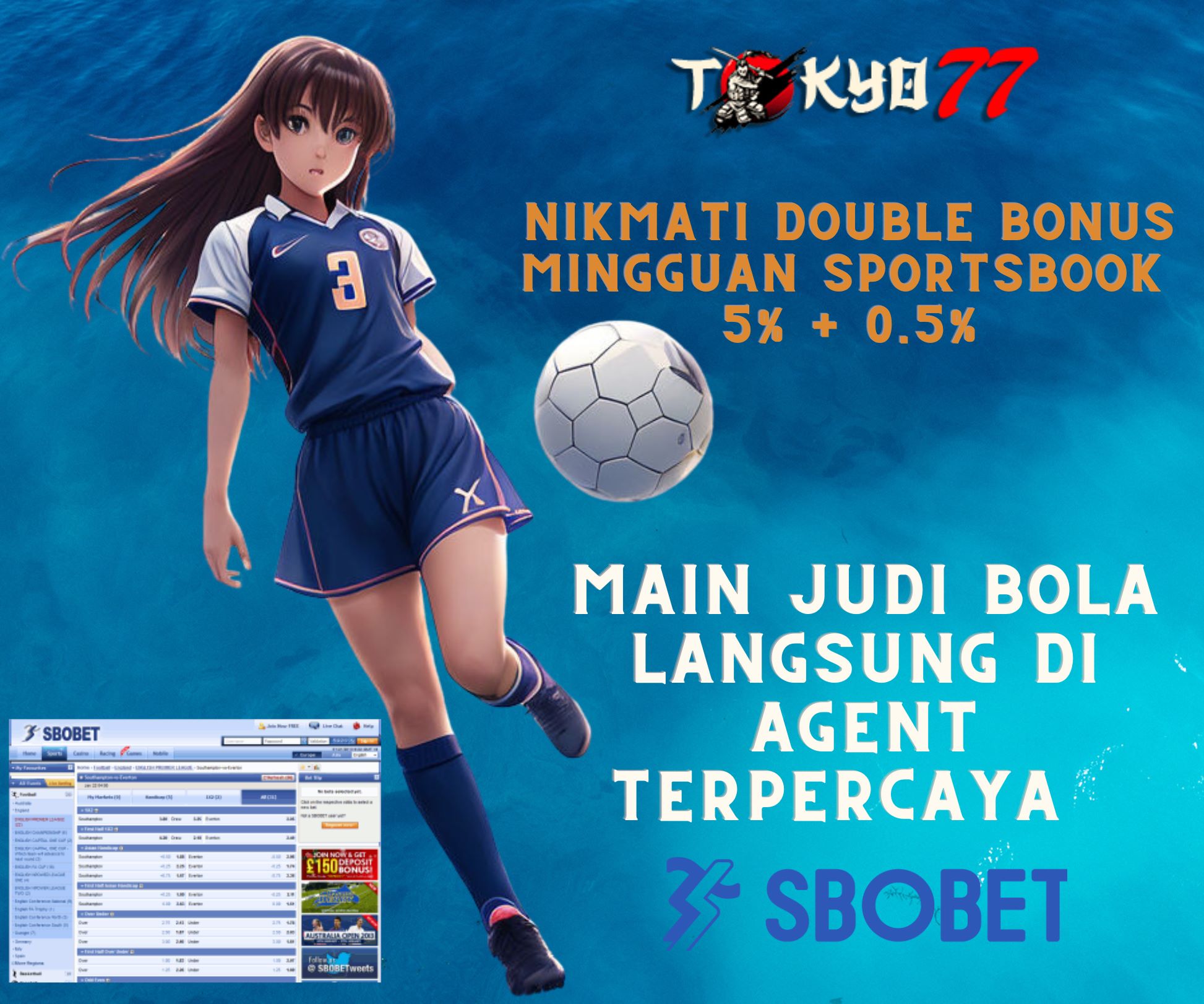 Playing Online Football Gambling is More Interesting on SBOBET